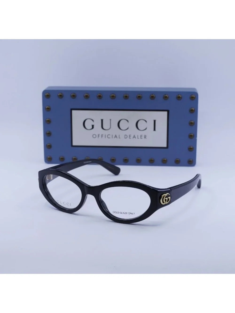 Gucci GG1405O 001 Cat Eye Eyeglasses 51mm - Black